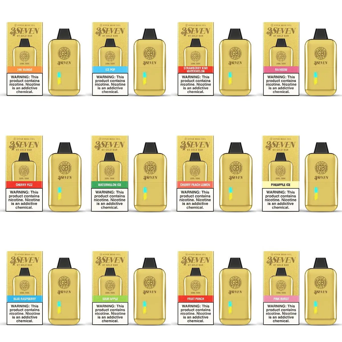 Gold Bar 24 Seven 24K Disposable by Gold Bar — product image