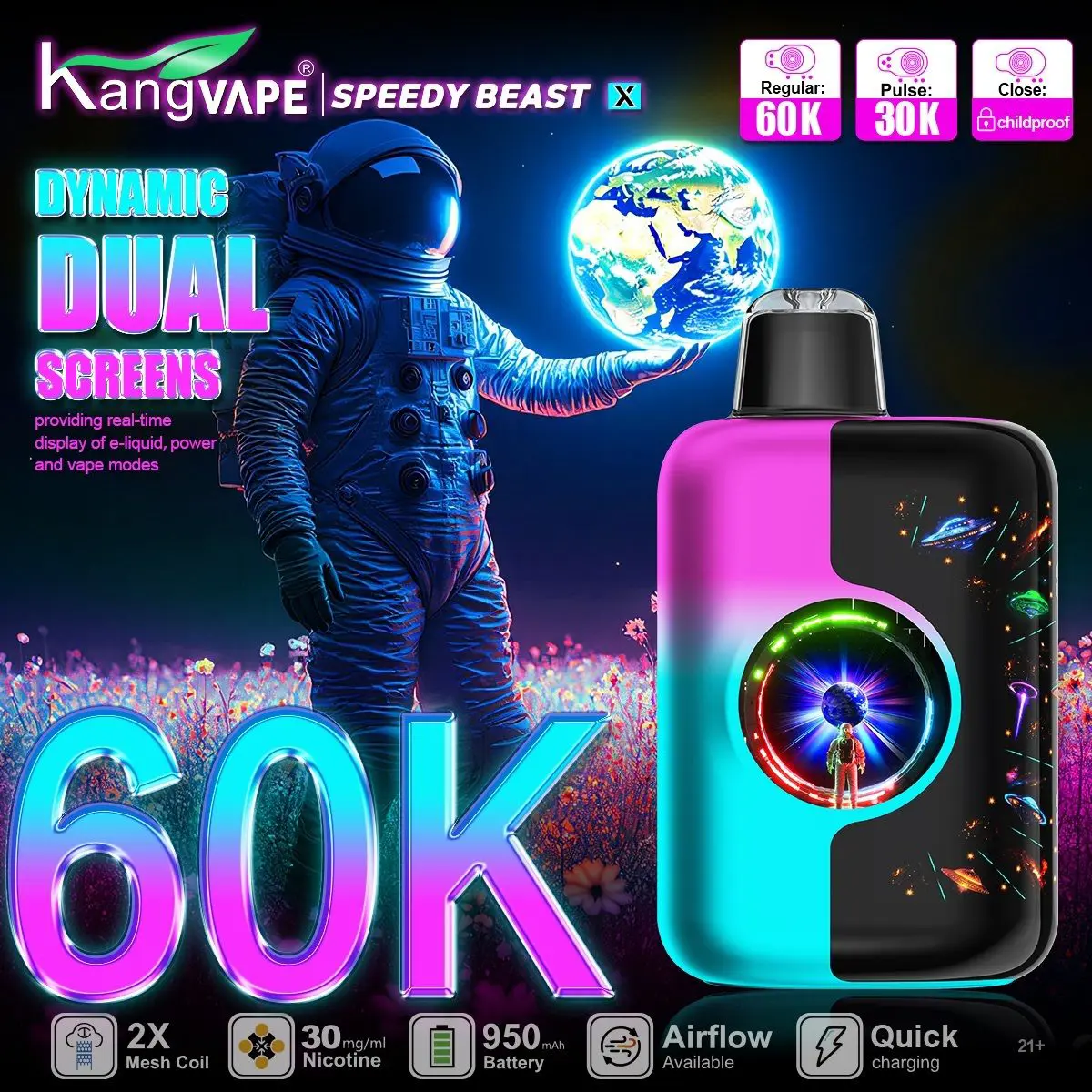 Kangvape Speedy Beast X 60K by Kangvape — product image