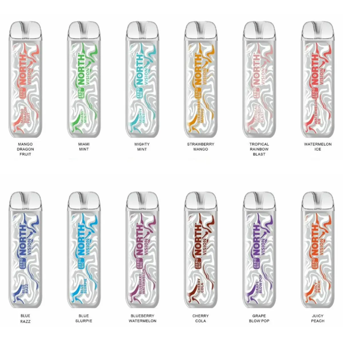 North Vision 15000 Zero Nicotine by North — product image