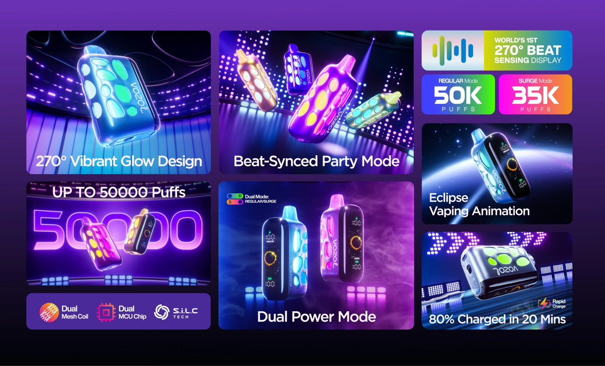 VOZOL RAVE 40000 by Vozol — product image