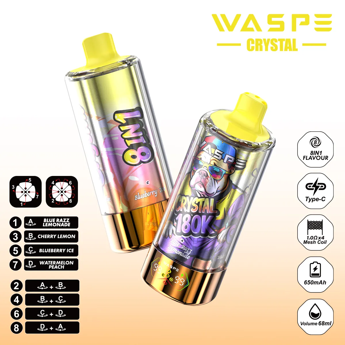 WASPE Crystal 8-in-1 180K by Waspe — product image